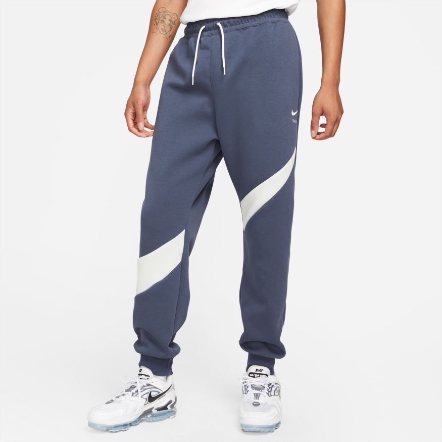 Jogging nike swoosh bleu on sale